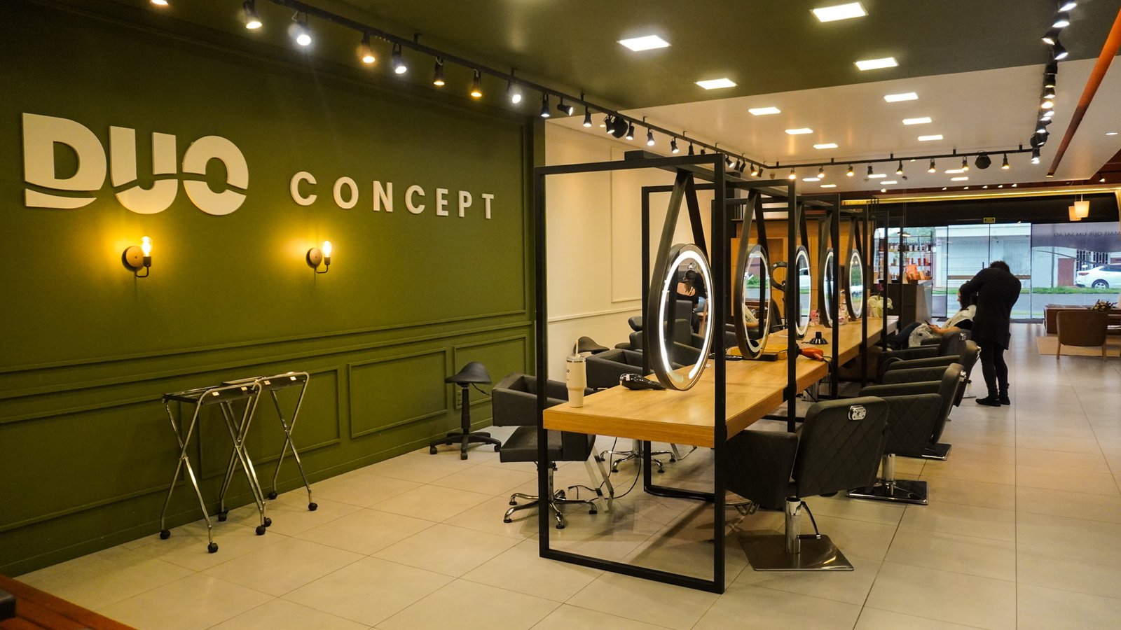 Detalhe do ambiente do salão Duo Concept