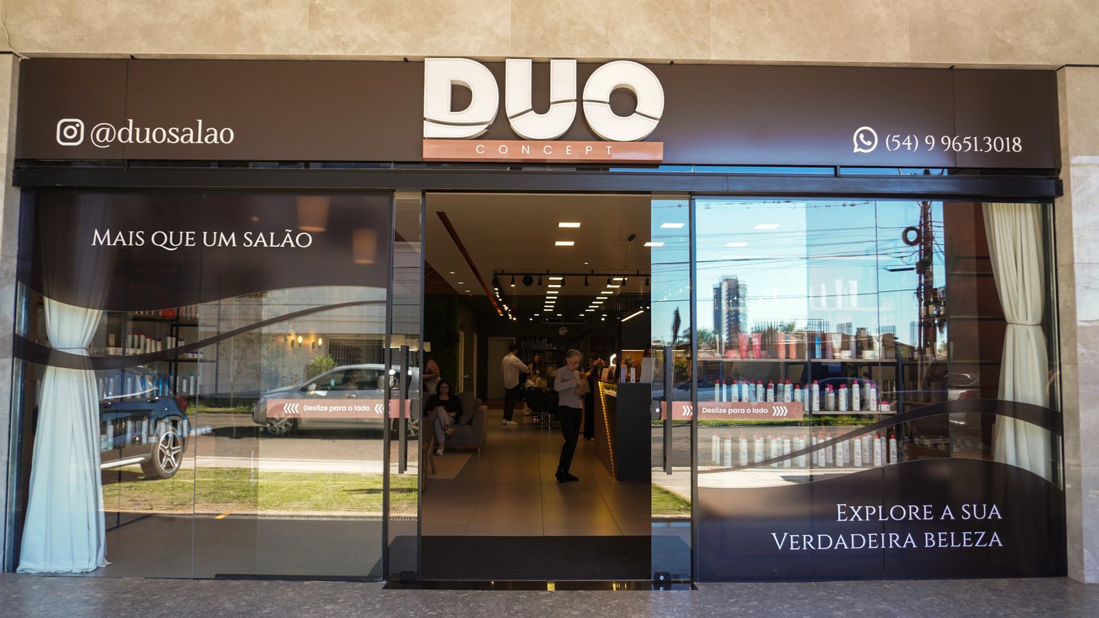 Recepção do salão Duo Concept